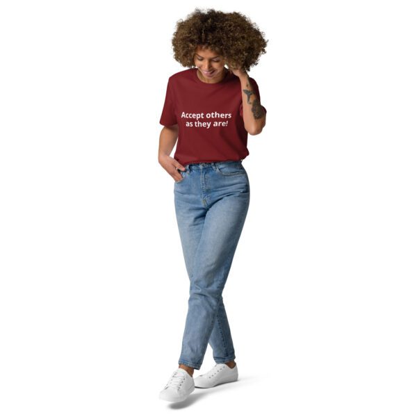 Unisex organic cotton t-shirt - Image 4